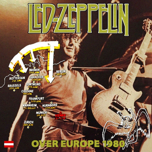 LED ZEPPELIN --TOUR OVER EUROPE 1980 7TH JUNE 26 AUSTRIA+BONUS ( CD )