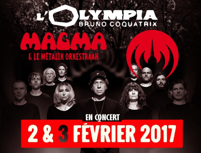 MAGMA W ORCHESTRA FEBRUARY 3, 2017 PARIS ( CD )