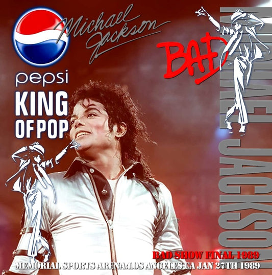 MICHAEL JACKSON 1989 BAD TOUR LAST DAY JANUARY 27 LOS ANGELUS SBD ( CD )