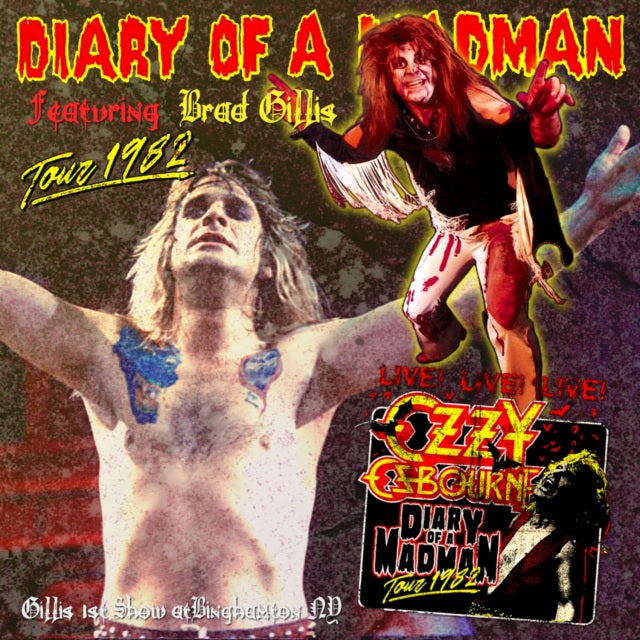 OZZY OSBOURNE 1982 US TOUR APRIL 13 NY BLOOD FIRST STAGE ( CD )