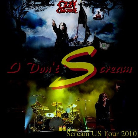 COLLECTOR'S CD OZZY OSBOURNE OZBONE WGUS G 2010 US TOUR SCREAM 2010.08.17 TINLEY PARK, IL USA ( OZZY OSBORNE W/GUS G 2010 AMERICAN TOUR )