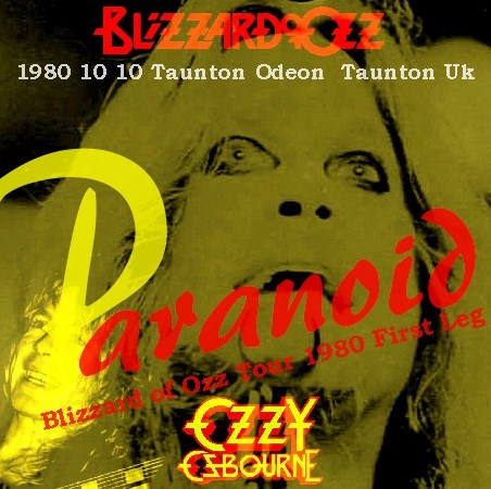 COLLECTOR'S CD OZZY OSBOURNEW RANDY ROSE BLIZZARD OZZ TOUR FIRST LEG UK 1980TAUNTON1980.10.10 TAUNTON ODEON ( W/RANDY ROSE BLIZZARD OF OZ TOURST LEG UK 1980.10 TAUNTON ODEON TAUNTON )