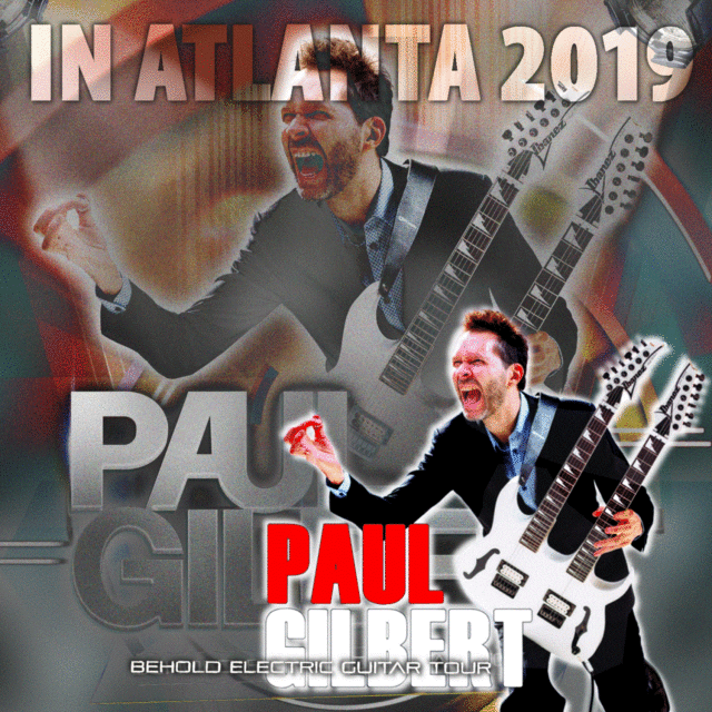 PAUL GILBERT 2019 US TOUR JUNE 16 ATLANTA ( CD )