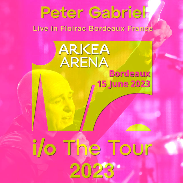 PETER GABRIEL 2023 EUROPEAN TOUR JUNE 15 FRANCE ( CD )