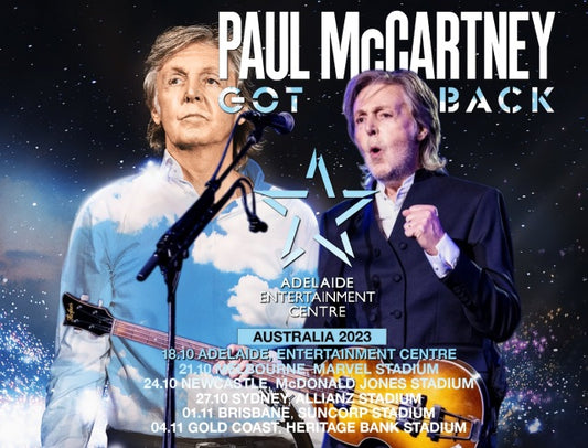 PAUL MCCARTNEY 2023 THE FIRST DAY OF AUSTRALIAN TOUR OCTOBER 18 ADELAIDE ( CD )