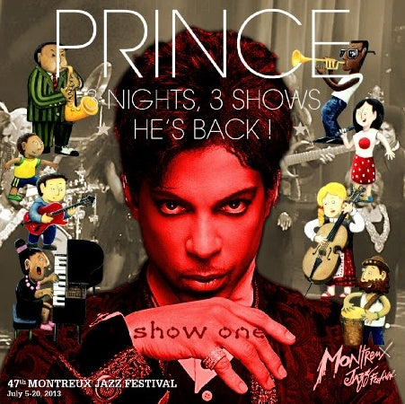 PRINCE 2013 ONE-OFF CONCERT JULY 13 MONTREUX JAZZ FESTIVAL SBD ( CD )