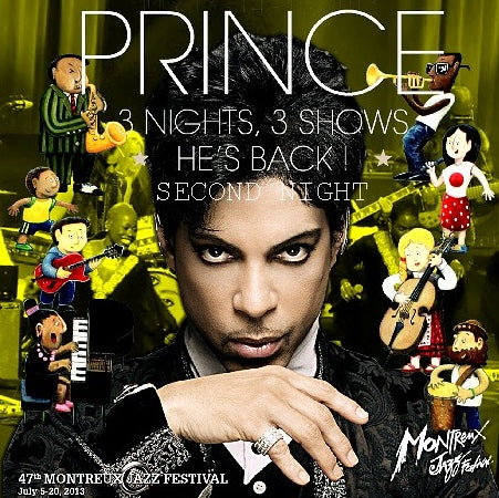 PRINCE & THE NPG MONTREUX JAZZ FESTIVAL 2013 2ND JULY+BONUS ( CD )