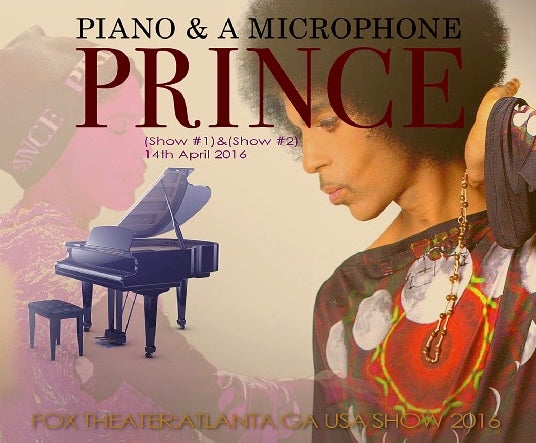 PRINCE FINAL LIVE APRIL 16, 2016 ATLANTA 1ST & 2NDSHOW ( CD )