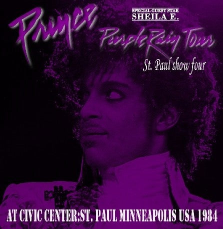 PRINCE 1984 AMERICAN TOUR DECEMBER 7 PURPLE RAIN ( CD )