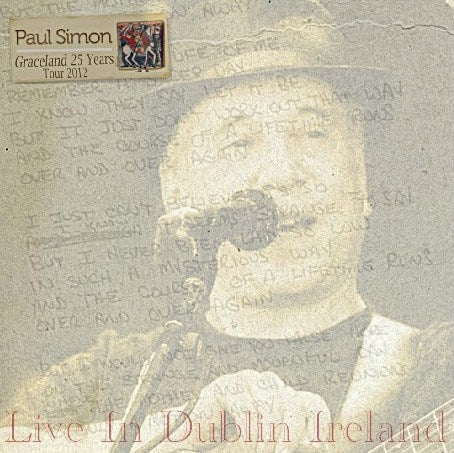 PAUL SIMON 2012 EUROPEAN TOUR JULY 12 DUBLIN GRACELAND 25 YEARS ( CD )