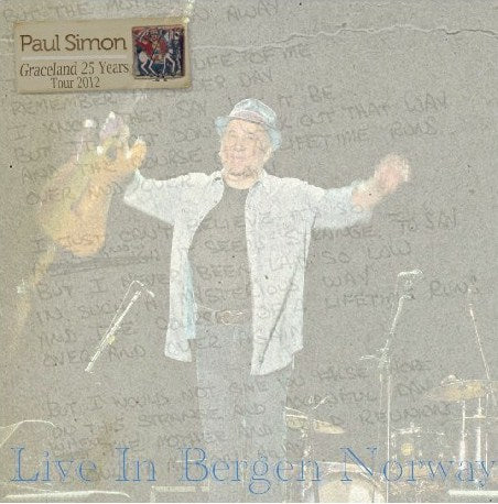 PAUL SIMON 2012 EUROPEAN TOUR JULY 26 NORWAY GRACELAND 25 YEARS ( CD )