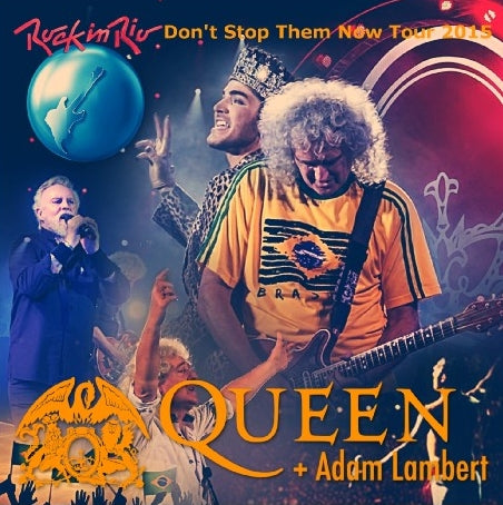 QUEEN+ ADAM LAMBERT 2015 SOUTH AMERICAN PERFORMANCE SEPTEMBER 18 ROCK IN LIO SBD ( CD )