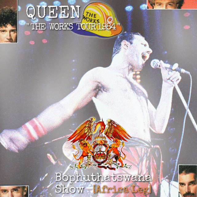 QUEEN 1984 SOUTH AFRICA PERFORMANCE OCTOBER 19 BOTTOTSU WANA+BONUSTHE WORKS TOUR ( CD )