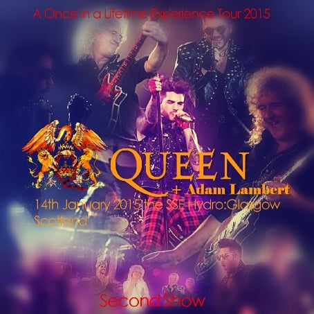 QUEEN+ ADAM LAMBERT 2015 EUROPEAN TOUR JANUARY 14TH SCOTLAND ( CD )