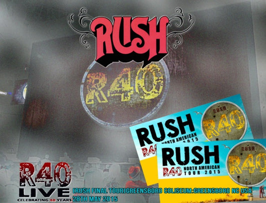 RUSH 2015 LAST TOUR MAY 28 GREENS BORO+BONUS H_SBD ( CD )