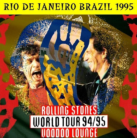 ROLLING STONES 1995 SOUTH AMERICAN PERFORMANCE FEBRUARY 4 BRAZIL SBDVOODOO LOUNGE AMERICA TOUR + BONUS ( CD )