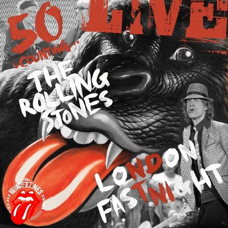 ROLLING STONES 50TH ANNIVERSARY TOUR FIRST DAY LONDON NOVEMBER 25 & NY DECEMBER 12 SBD ( CD )