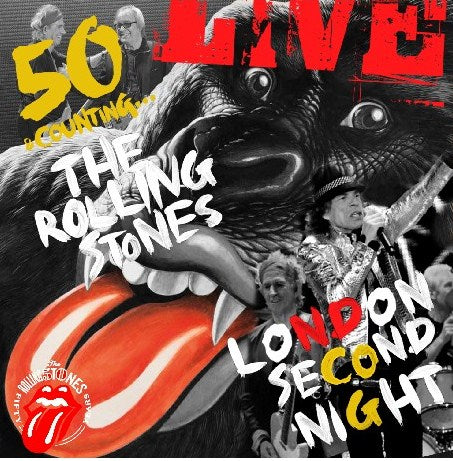 ROLLING STONES 50TH ANNIVERSARY TOUR LONDON LAST DAY NOVEMBER 29 & NY DECEMBER 12 SBD ( CD )