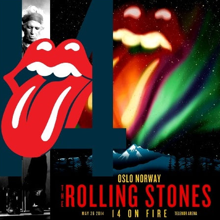 ROLLING STONES 2014 FIRST DAY OF EUROPE TOUR MAY 26 NORWAY ( CD )