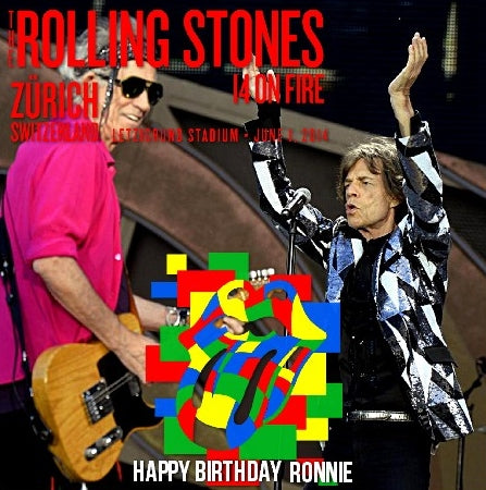 ROLLING STONES 2014 EUROPEAN TOUR JUNE 1 SWITZERLAND ( CD )