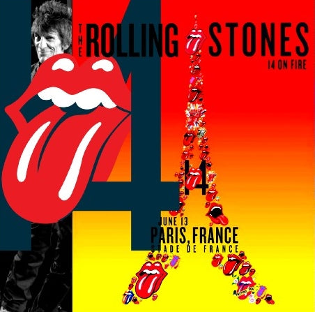 ROLLING STONES 2014 EUROPEAN TOUR JUNE 13 DOFFABILITY PARIS ( CD )