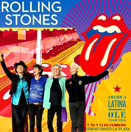 ROLLING STONES 2016 SOUTH AMERICAN TOUR FEBRUARY 7, ARGENTINA, THE FIRST DAY ( CD )