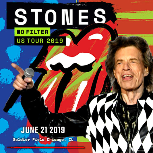 ROLLING STONES 2019 NORTH AMERICAN TOUR FIRST DAY JUNE 21 CHICAGO ( CD )