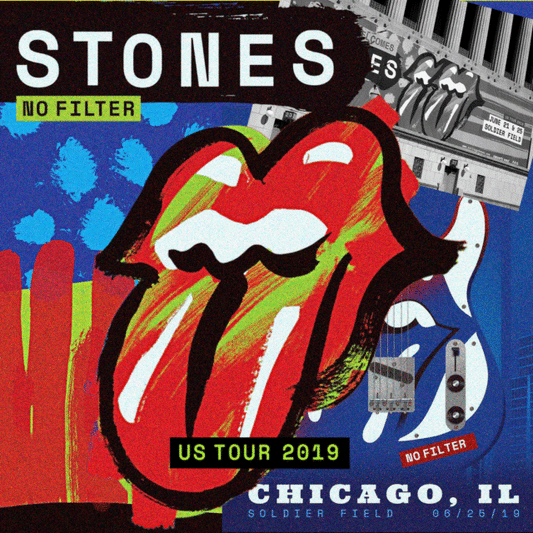 ROLLING STONES 2019 US TOUR JUNE 25 CHICAGO H_SBD COMPLETE EDITION ( CD )