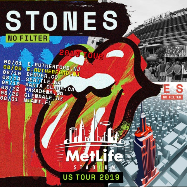 ROLLING STONES 2019 US TOUR AUGUST MAY NEW JERSEY H_SBD COMPLETE EDITION ( CD )