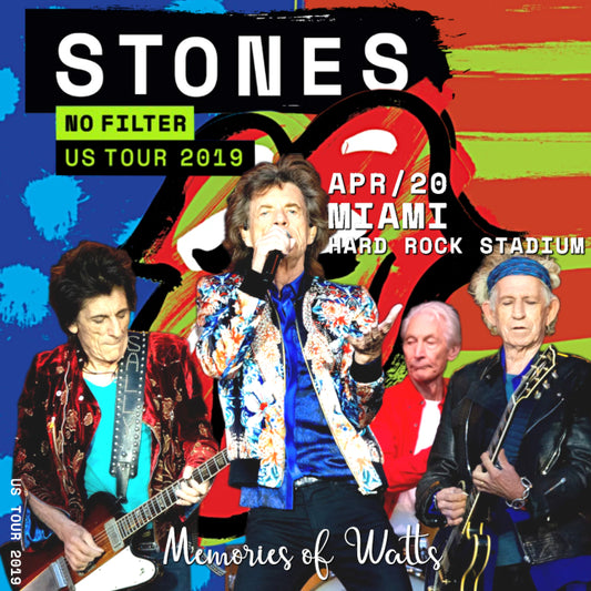 ROLLING STONES 2019 US TOUR FINAL DAY AUGUST 30TH MIAMI ( CD )