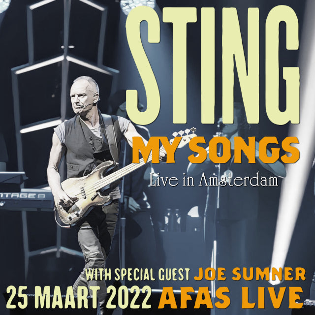 STING 2022 EUROPEAN TOUR MARCH 25, THE NETHERLANDS ( CD )