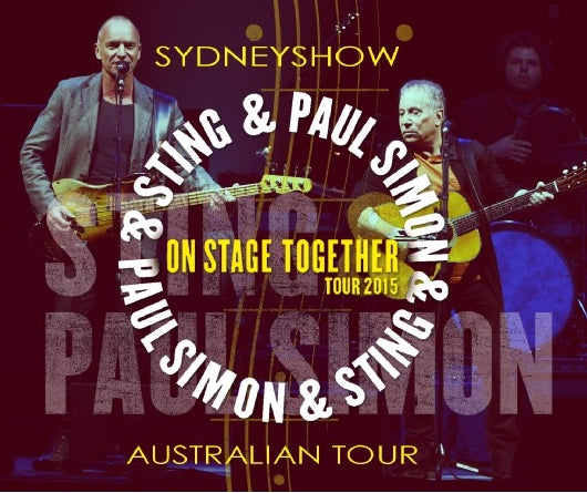 STING & PAUL SIMON 2015 JOINT TOUR FEBRUARY 13 ON STAGE TOGETHER ( CD )