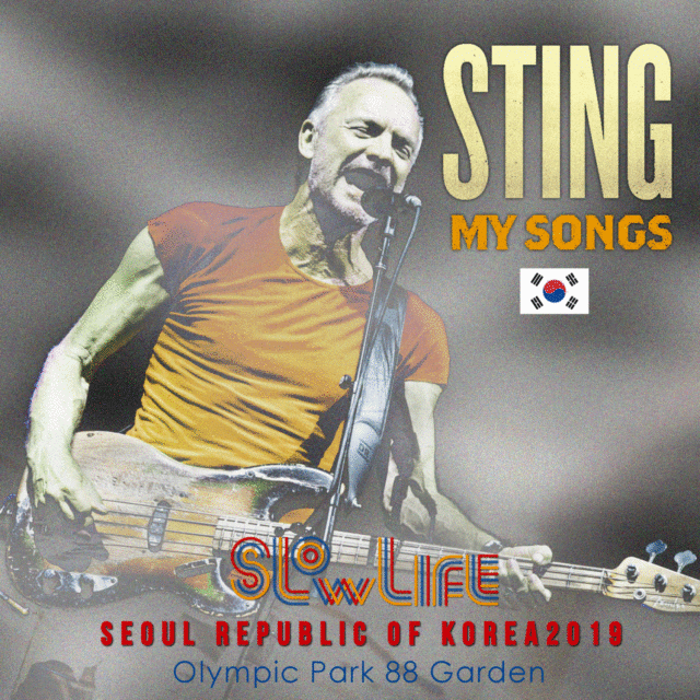 STING 2019 KOREAN PERFORMANCE OCTOBER 5 SEOUL MY SONGS TOUR ( CD )