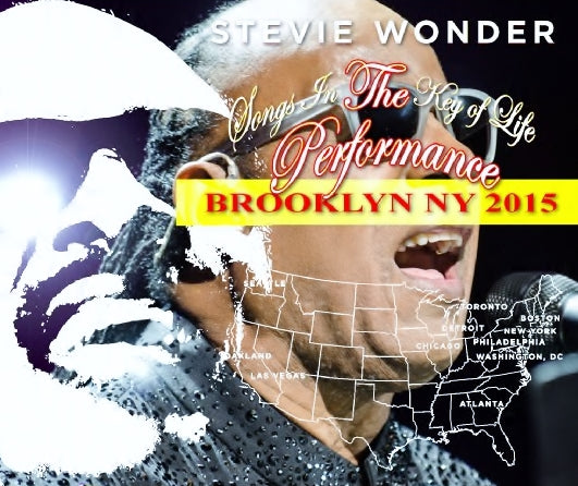 STEVIE WONDER 2015 AMERICAN TOUR APRIL 12 NEW YORK BROOKLYN ( CD )