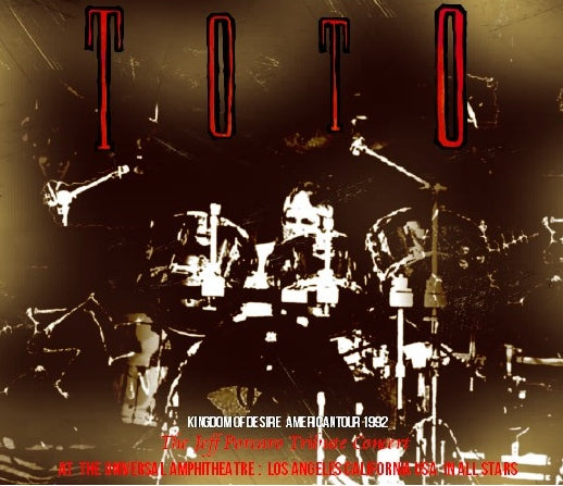 TOTO & ALL STARS 1992 THE JEFF PORCARO TRIBUTE CONCERT IN LOS ANGELES SBD ( CD )