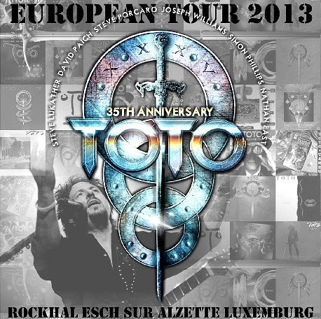 TOTO 2013 EUROPEAN TOUR MAY 31ST LUXEMBURG 35TH ANNIVERSARY CONCERT+BONUS ( CD )
