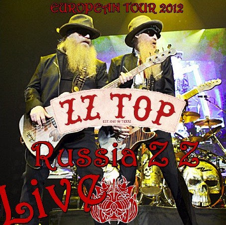 ZZ TOP 2012 EUROPEAN TOUR RUSSIA MOSQUA JULY 16TH ( CD )